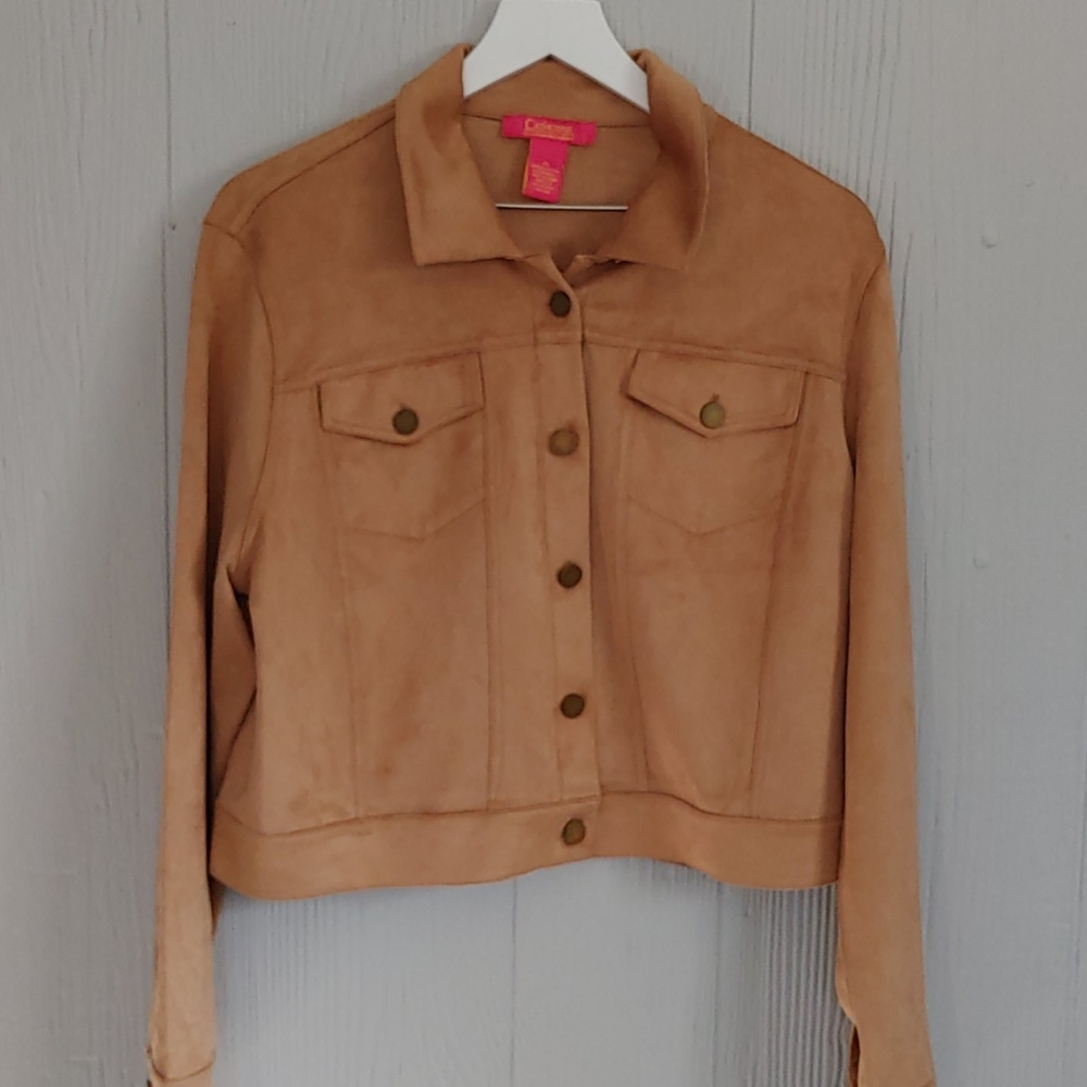 Catherine Malandrino Faux Suede Jacket